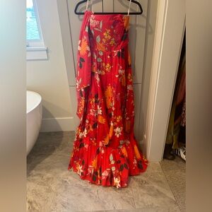 CARA CARA Regina Dress in colorway Punch Floral Spice NWT
